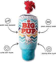 Fringe Studio Big Pup Plush Dog Toy, Multi slide 2 of 3