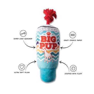 Show full view: Fringe Studio Big Pup Plush Dog Toy, Multi slide 3 of 5