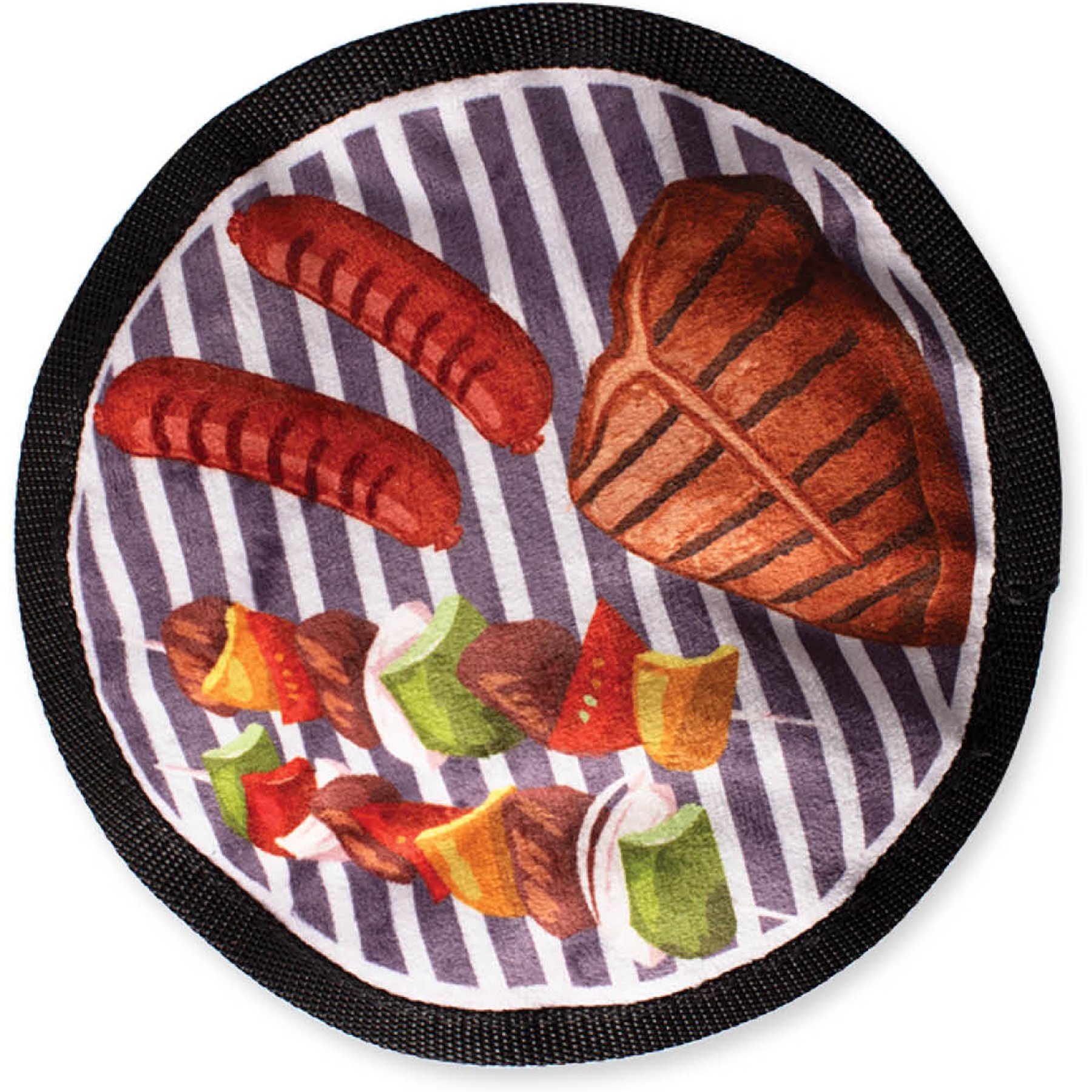 Fringe Studio Catch You Flipside Drbl Plsh Dog Toy, Multi
