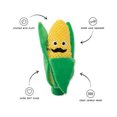 Show full view: Fringe Studio Awww Shucks! Plush Dog Toy, Multi slide 2 of 4