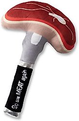 Fringe Studio So We Meat Again Plush Dog Toy, Multi