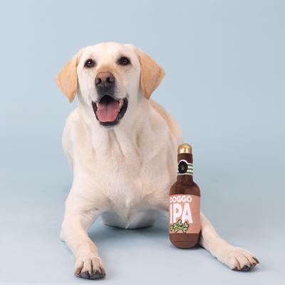 Show full view: Fringe Studio Doggo Ipa Plush Dog Toy, Multi slide 3 of 4