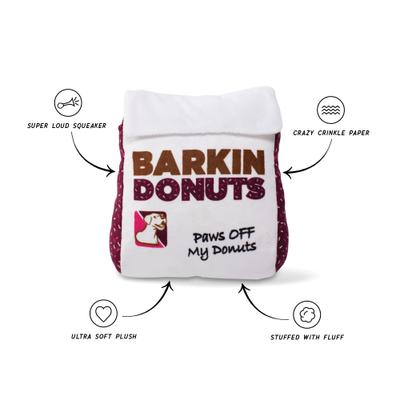 Show full view: Fringe Studio Barkin Donuts Donutbag Plush Dog Toy, Multi slide 2 of 4