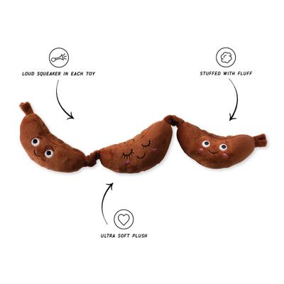 Show full view: Fringe Studio Making Ends Meat Plush Dog Toy, Multi slide 2 of 4