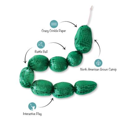 Show full view: Fringe Studio Not So Easily Ratled Kicker Cat Toy, Multi slide 2 of 5