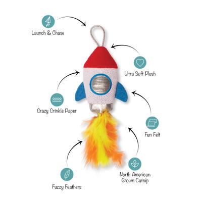 Show full view: Fringe Studio Im Fired Up Launcher Cat Toy, Multi slide 2 of 2