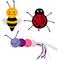 Show in main carousel: Fringe Studio Living Th Bug Life Cat Toy, Multi, Set of 3 slide 1 of 4