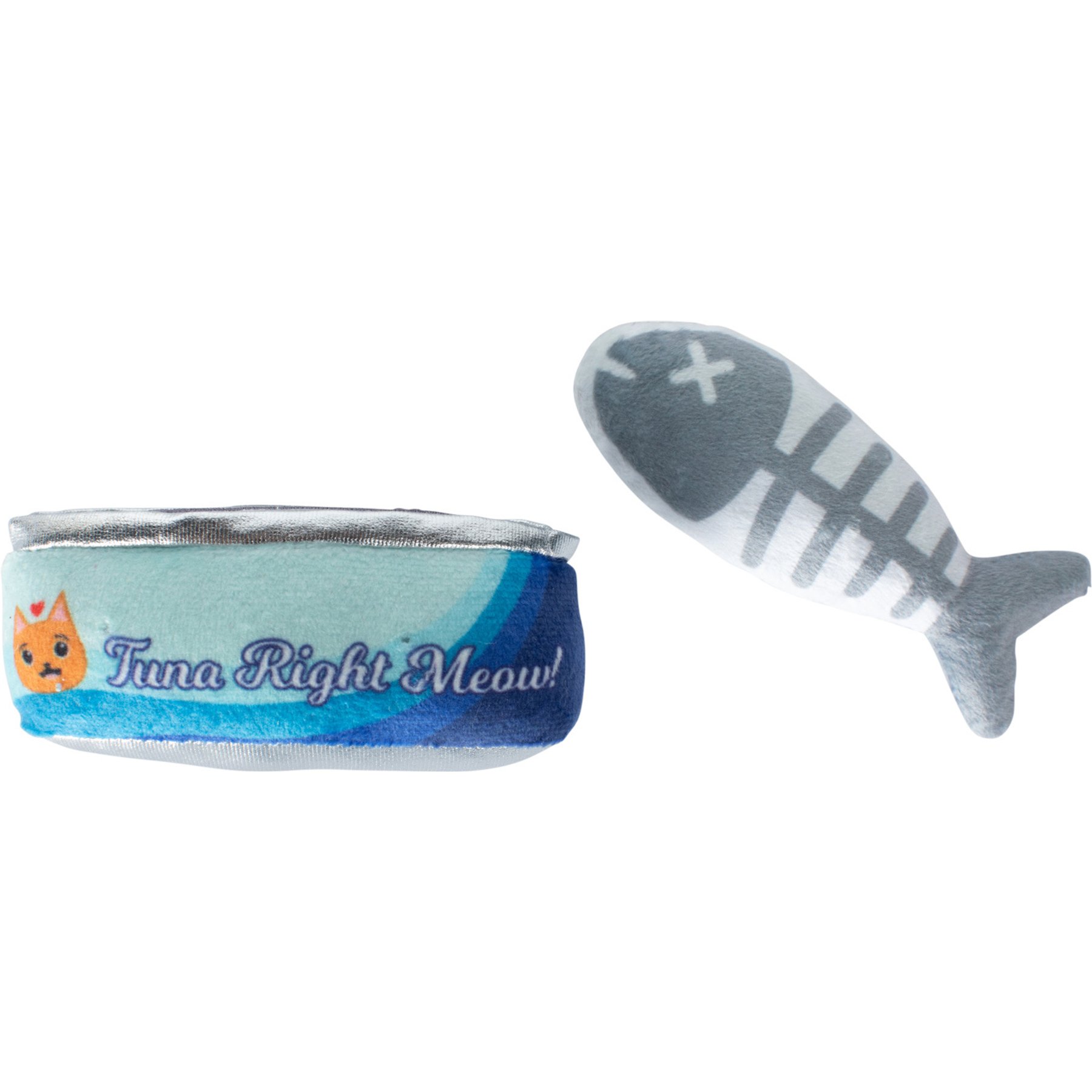 Fringe Studio Tuna Right Meow Cat Toy, Multi, Set of 2
