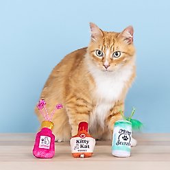 Fringe Studio Kitten My Drink On Cat Toy, Multi, Set of 3 slide 2 of 4