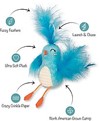 Fringe Studio Watch Me Fly Launcher Cat Toy, Multi slide 2 of 2