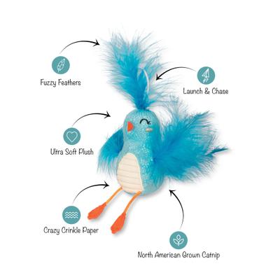 Show full view: Fringe Studio Watch Me Fly Launcher Cat Toy, Multi slide 3 of 4