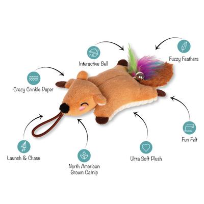 Show full view: Fringe Studio Catch Me Flyin Launcher Cat Toy, Multi slide 2 of 2