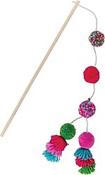 Fringe Studio Shake Your Pom Pom Teaser Cat Toy, Multi