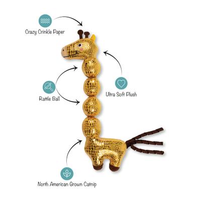 Show full view: Fringe Studio Just Necks Level Kicker Cat Toy, Multi slide 2 of 2