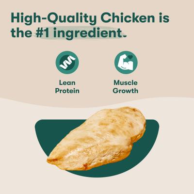 Show full view: Jinx Chicken Crumbles High-Protein Dry Dog Food Topper, 8-oz bundle slide 3 of 14