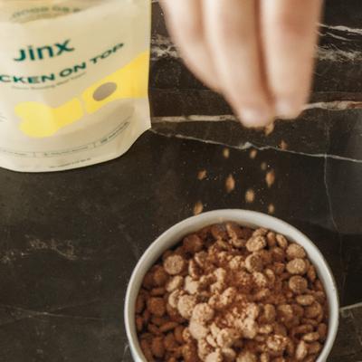 Show full view: Jinx Freeze-Dried Chicken Dry Dog Food Topper, 12-oz bundle slide 6 of 9