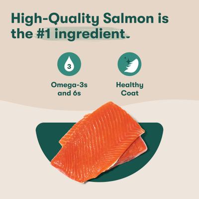 Show full view: Jinx Salmon Crumbles High-Protein Dry Dog Food Topper, 8-oz bundle slide 3 of 14