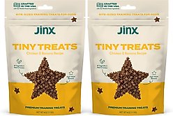 Jinx Chicken & Bananas Soft & Chewy Dog Treats, 4-oz bag, 2 count