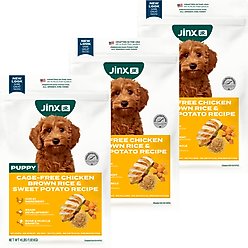 Jinx Jr Whole Grain Chicken Recipe Natural Dry Puppy Food, 12-lb bundle