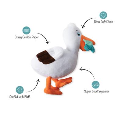 Show full view: Fringe Studio Lunch Break Plush Dog Toy slide 2 of 4