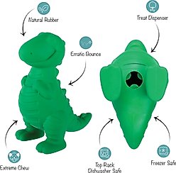 Fringe Studio A T-Riffic Time Rubber Dog Toy slide 2 of 4