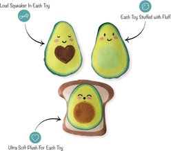 Fringe Studio Avocado 3 Pieces Small Dog Toy slide 2 of 4