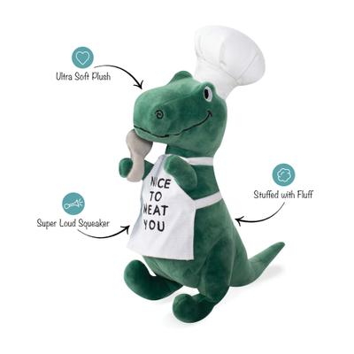 Show full view: Fringe Studio Bbq Rex Plush Dog Toy slide 2 of 4