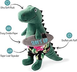 Fringe Studio Surfer Bro Rex Plush Dog Toy slide 2 of 3