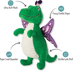 Fringe Studio Flutter Rex Plush Dog Toy slide 2 of 4