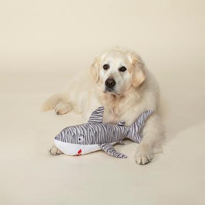 Show full view: Fringe Studio Tiger Shark Large Plush Dog Toy slide 4 of 5