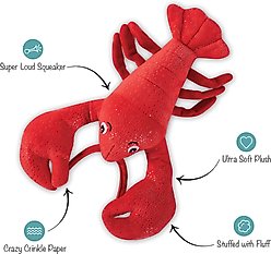 Fringe Studio You're My Lobster Plush Dog Toy slide 2 of 3