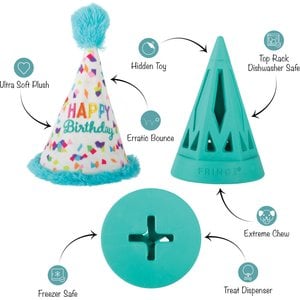 Fringe Studio 'Happy Barkday' Set | Spielzeug & Accessoires Für Hundebesitzer | Perfekt Für Hundebabypartys & Geburtstage