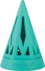Fringe Studio You Cone Do It Rubber Dog Toy, Turquoise