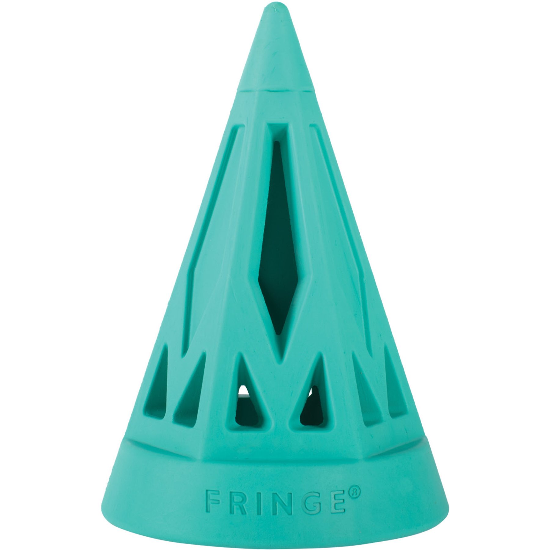 Fringe Studio You Cone Do It Rubber Dog Toy, Turquoise