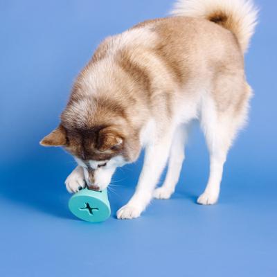 Show full view: Fringe Studio You Cone Do It Rubber Dog Toy, Turquoise slide 4 of 9