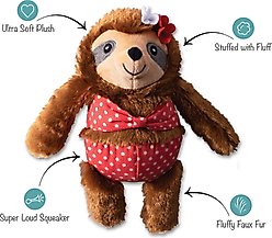 Fringe Studio Girls Just Want To Have Sun Plush Dog Toy slide 2 of 3