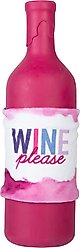 Fringe Studio Wine Please Rubber Plush Dog Toy
