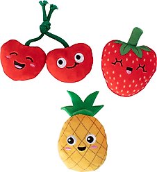 Fringe Studio Don't Panic We're Organic 3 Piece Small Dog Toy