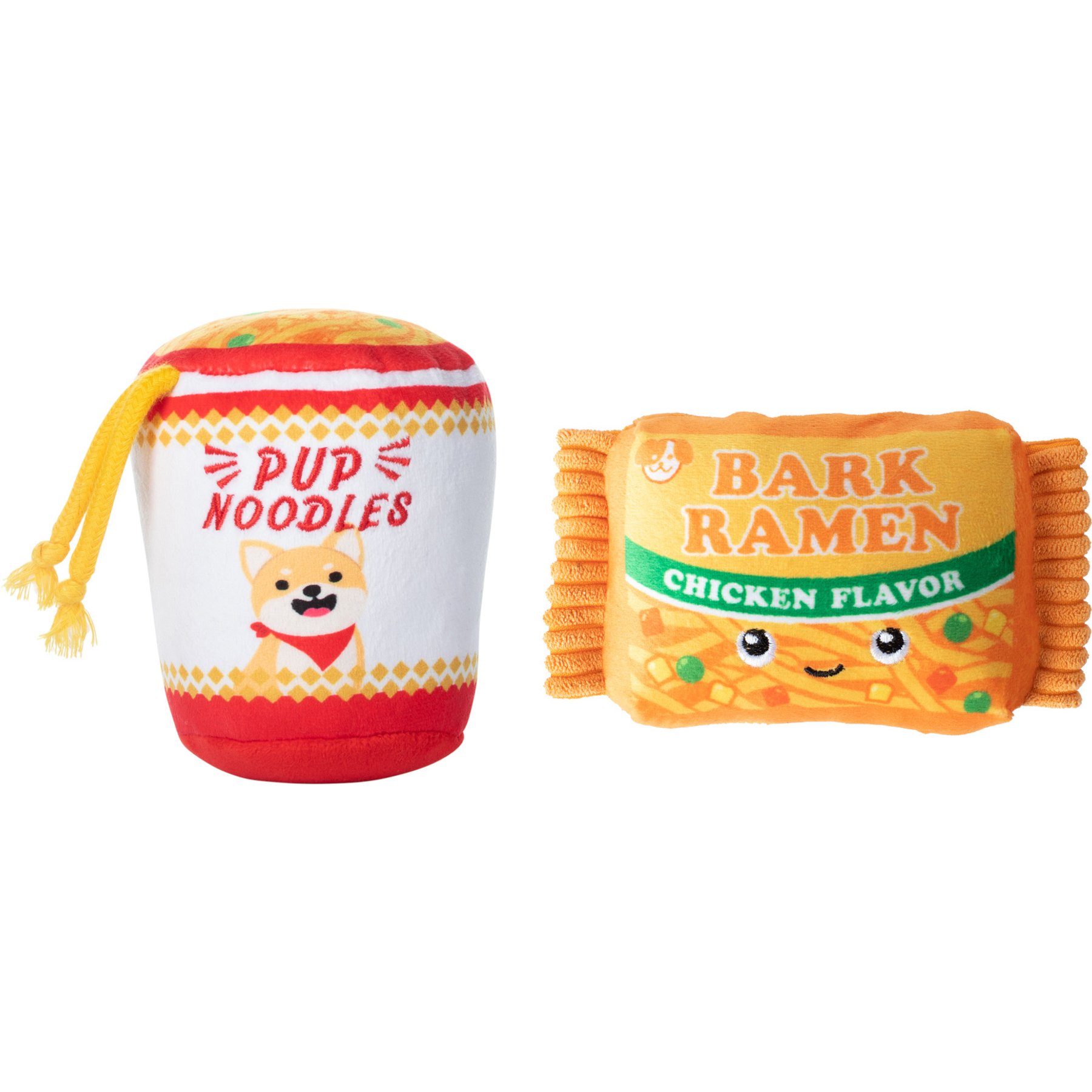 Fringe Studio Nothin But Noodles 2 Piece Dog Toy