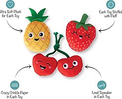 Fringe Studio Don't Panic We're Organic 3 Piece Small Dog Toy slide 2 of 4