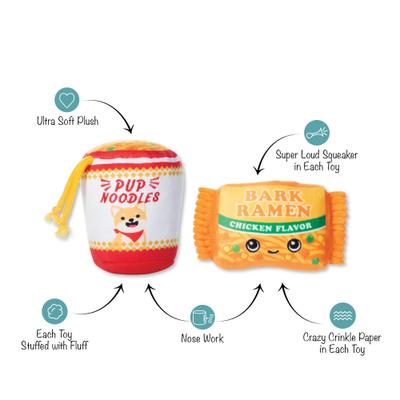 Show full view: Fringe Studio Nothin But Noodles 2 Piece Dog Toy slide 2 of 4