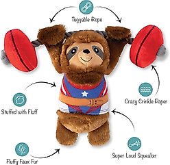 Fringe Studio Hustle For That Muscle Plush Dog Toy slide 2 of 5