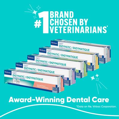 Show full view: Virbac C.E.T. Enzymatic Malt Flavor Dog & Cat Toothpaste, 70 gram slide 3 of 10