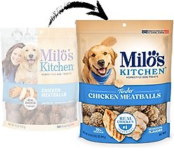 Milo's Kitchen Chicken Meatballs Dog Treats, 18-oz bag slide 2 of 8