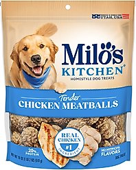 Milo's Kitchen Chicken Meatballs Dog Treats, 18-oz bag