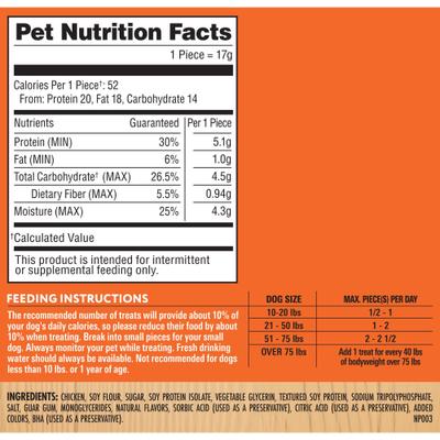 Show full view: Milo's Kitchen Chicken Jerky Recipe Dog Treats, 15-oz bag slide 9 of 12