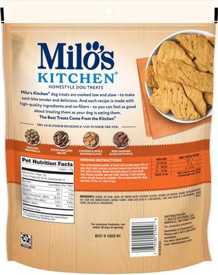 Show full view: Milo's Kitchen Chicken Jerky Recipe Dog Treats, 15-oz bag slide 5 of 12