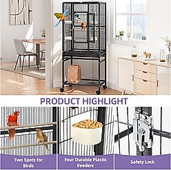 Yitahome Bird Cage Black, 53-in slide 2 of 6