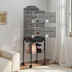 Yitahome Bird Cage, 62-in, Black