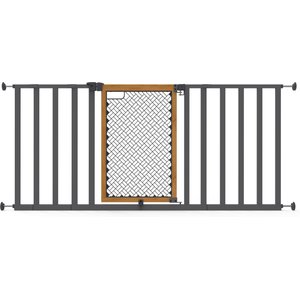 Summer by Ingenuity Thruway 60XW Series Extra Wide Safety Dog Gate, Brown